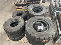 11 Pneumatic Forklift Tires