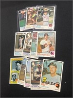 (12) 1973 Baseball Star Cards- Ryan, Jackson,etc.