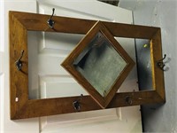Mirrored Coat Rack (40 1/2" x 22")