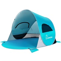WolfWise UPF 50+ Easy Pop Up 3-4 Person Beach Tent