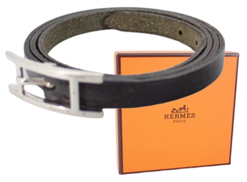 Hermes Leather Belt Bracelet