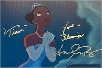 Autograph COA Princess and the Frog Photo