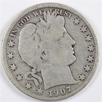 1907-O Barber Half Dollar