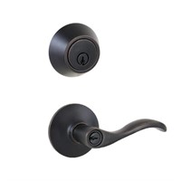 R3594  Defiant Naples Aged Bronze Deadbolt