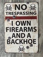 Funny No Trespassing Sign