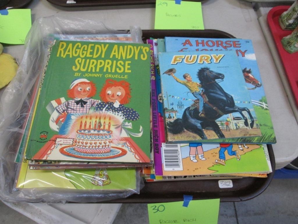 Richie Rich Comics, Golden Books, Childrens Books.