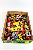 Flat of Matchbox and Hot Wheels