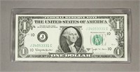 1963 Barr Note $1 Bill