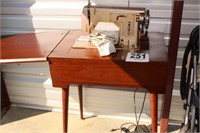 Hide-Away Sears Sewing Machine/Cabinet (U235)