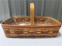 Signed 1989 Medium Rectangular Longaberger Basket