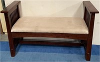 11 - BENCH W/ UPHOLSTERED SEAT41.5"L