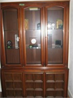 Mid Century Wooden China cabinet