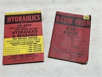 2) '65 Braun Iron Red & Hydraulics/Bearings Books
