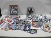 Assorted Sports Photos Cards & More Some Signed