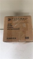 500 Rounds 223 Rem Federal ammo