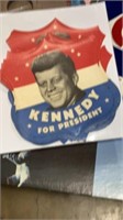 Group of JFK campaign pinups