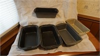 Collection of Five Loaf Pans