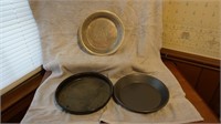 Three Round Pie Plates