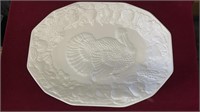 Large Hand Crafted Turkey Platter