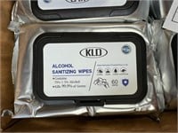 50 Pack KLD Alcohol Sanitizing Wipes