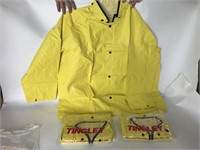 3 pcs - 2XL Flame Resistant Rain Jacket