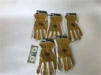 3XL Sized Large Hand Leather Work Gloves