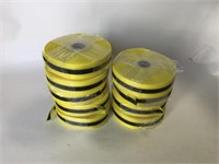 9 rolls - Reuseable Barricade Tape Steelers