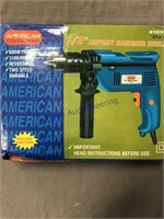 American 1/2" impact hammer drill
