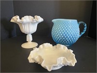 Fenton Hobnail Milk Glass and More