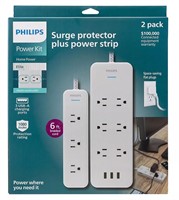 Philips Surge Protector and Extension Cord Combo