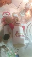 Group of two cardinals plush advertising items