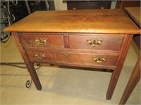 3 DRAWER SILVER CHEST SOLID OAK