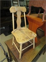 EARLY WOOD CHILDS CHAIR