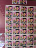 ELVIS 29 UNCUT STAMPS