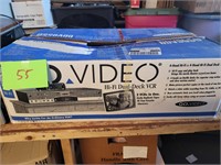GO Video 4 Head HiFi Dual Deck VHS Player