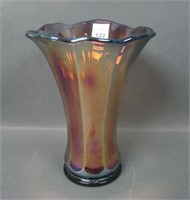 Westmorland Amethyst Concave Flute Flared Vase