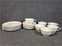 Diamond China Sterling Rose Dishes