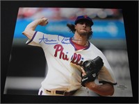 AARON NOLA SIGNED 8X10 PHOTO HERITAGE COA