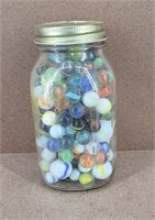 Jar Of Vintage Marbles