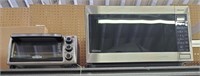 Panasonic Microwave & Black & Decker Toaster Oven