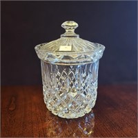 Crystal Lidded Biscuit Jar