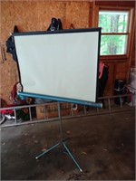 Vintage Collapsable Projector Screen