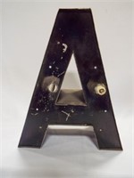 3D Metal "A" Letter