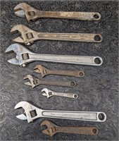 Crescent, Craftsman, Proto Adjustable Wrenches