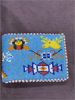 American Indian beaded wallet