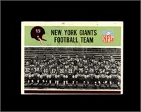1965 Philadelphia #113 NY Giants TC VG to VG-EX+