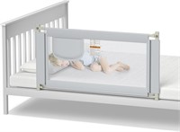 Bed Rail for Toddlers - 54 inch Gray  1 Pack