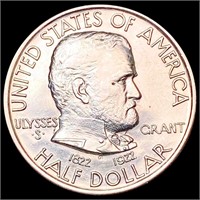 1922 Grant Half Dollar GEM BU