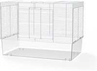 Hamster Cage with Dual Door, Transparent Small