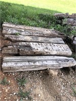 Hand hewn timbers *very rough various sizes